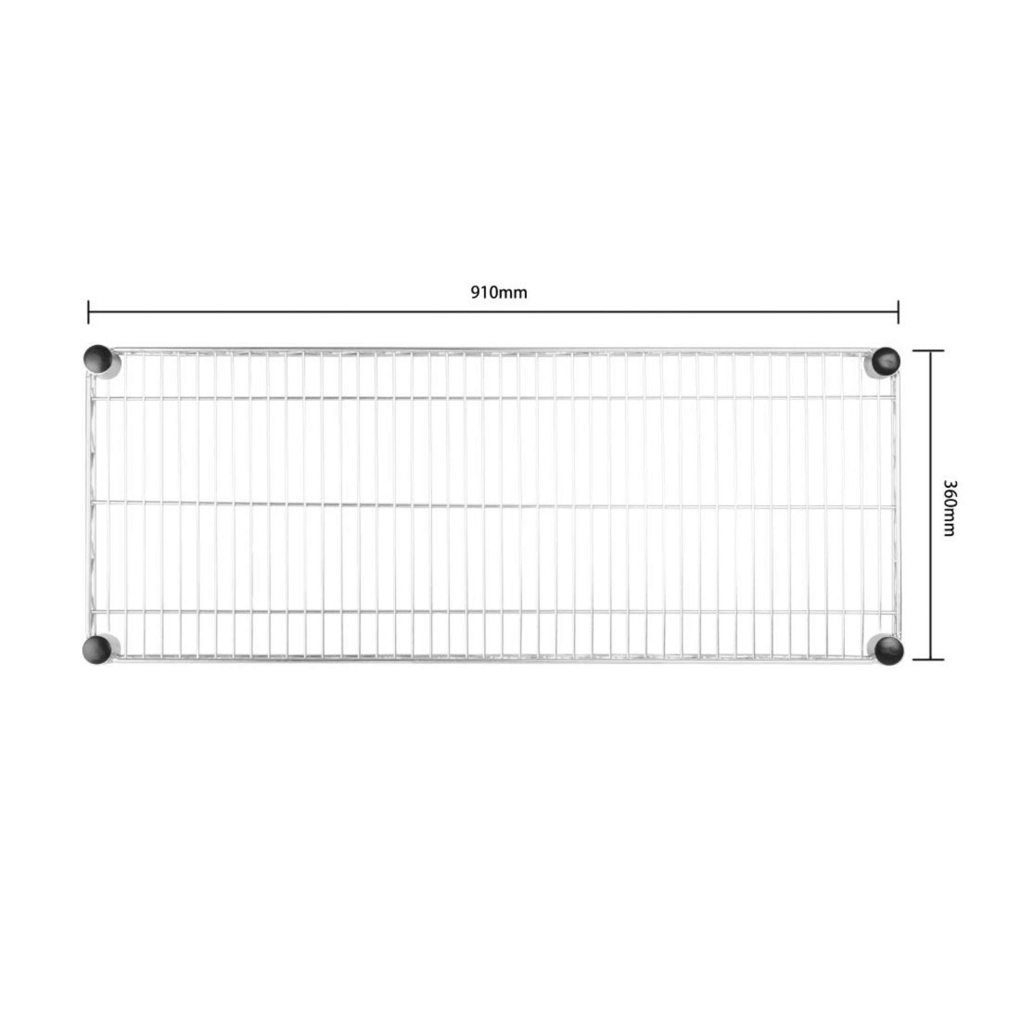 Picture of Vogue Metal Wire Wall Shelf 910mm