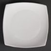 Picture of Olympia Whiteware Rounded Square Plates 185mm (Pack of 12)
