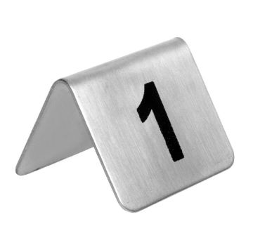 Picture of Olympia Stainless Steel Table Numbers 1-10 (Pack of 10)