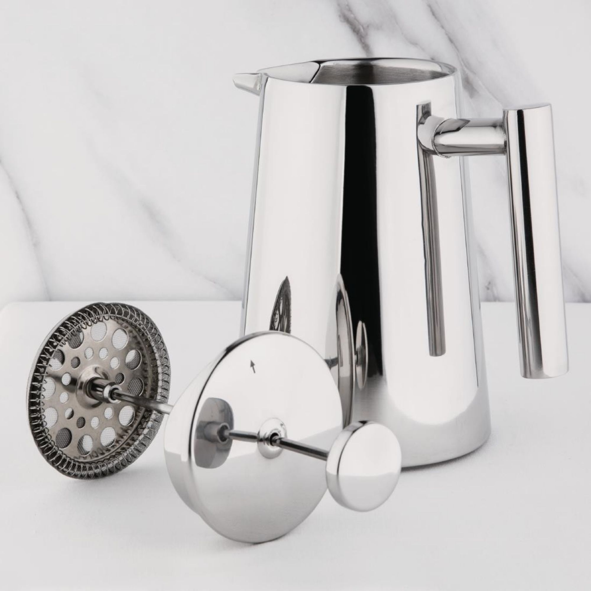 Picture of Olympia Insulated Art Deco Stainless Steel Cafetiere 6 Cup