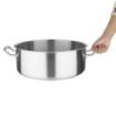 Picture of Vogue Stainless Steel Casserole Pan 36cm