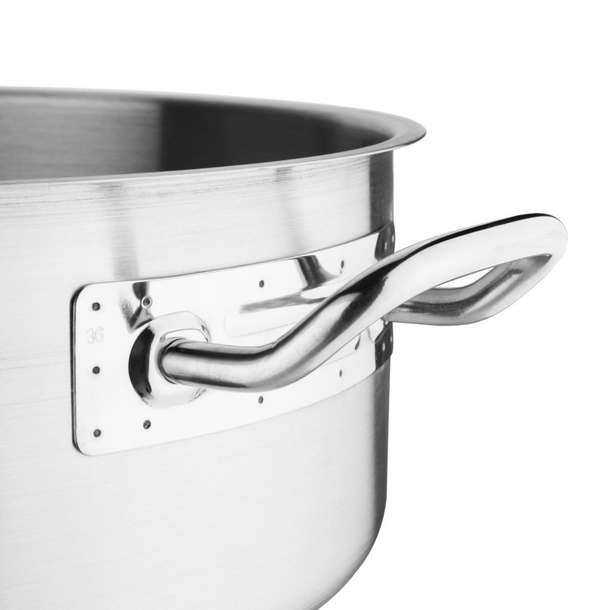 Picture of Vogue Stainless Steel Casserole Pan 36cm
