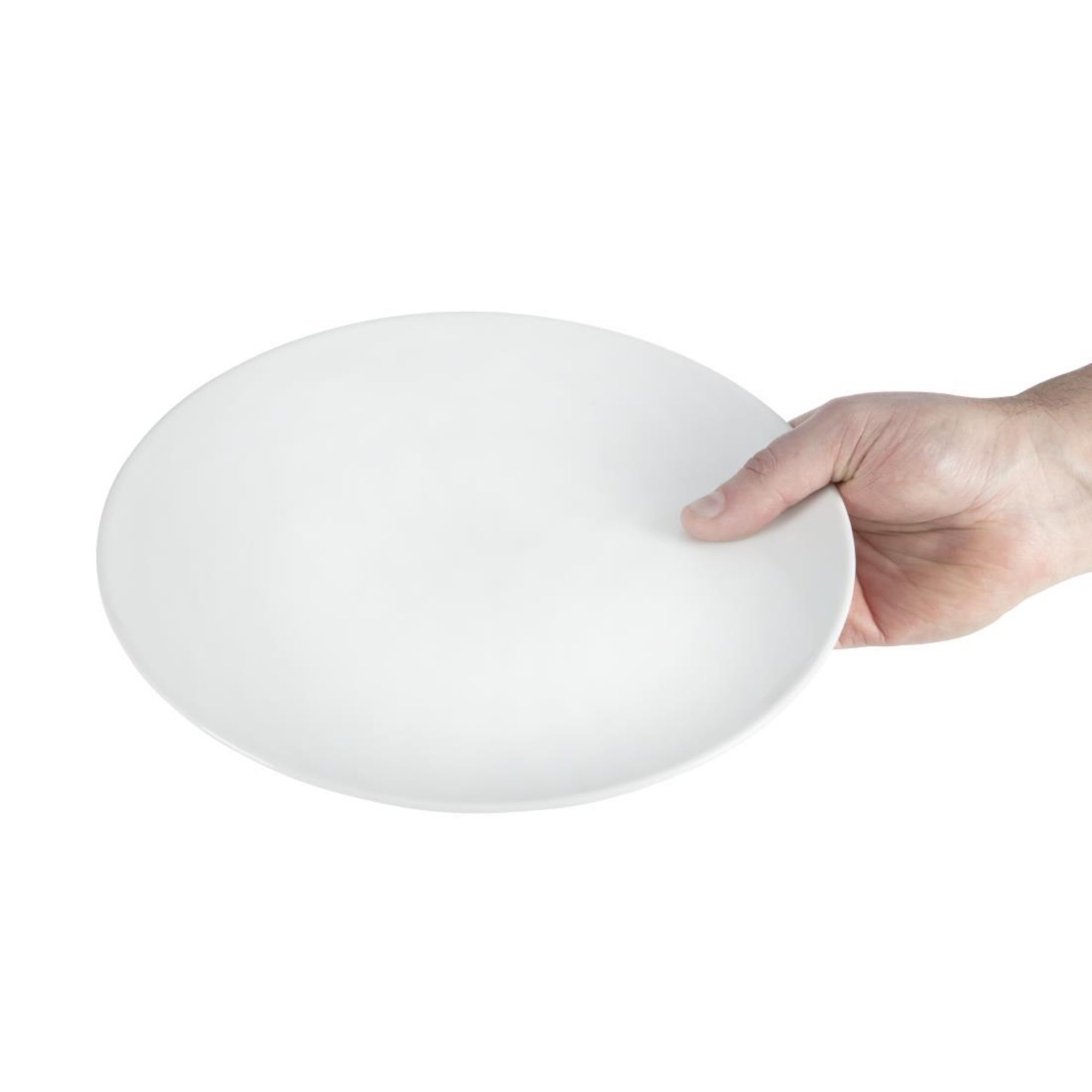 Picture of Olympia Whiteware Coupe Plates 250mm (Pack of 12)