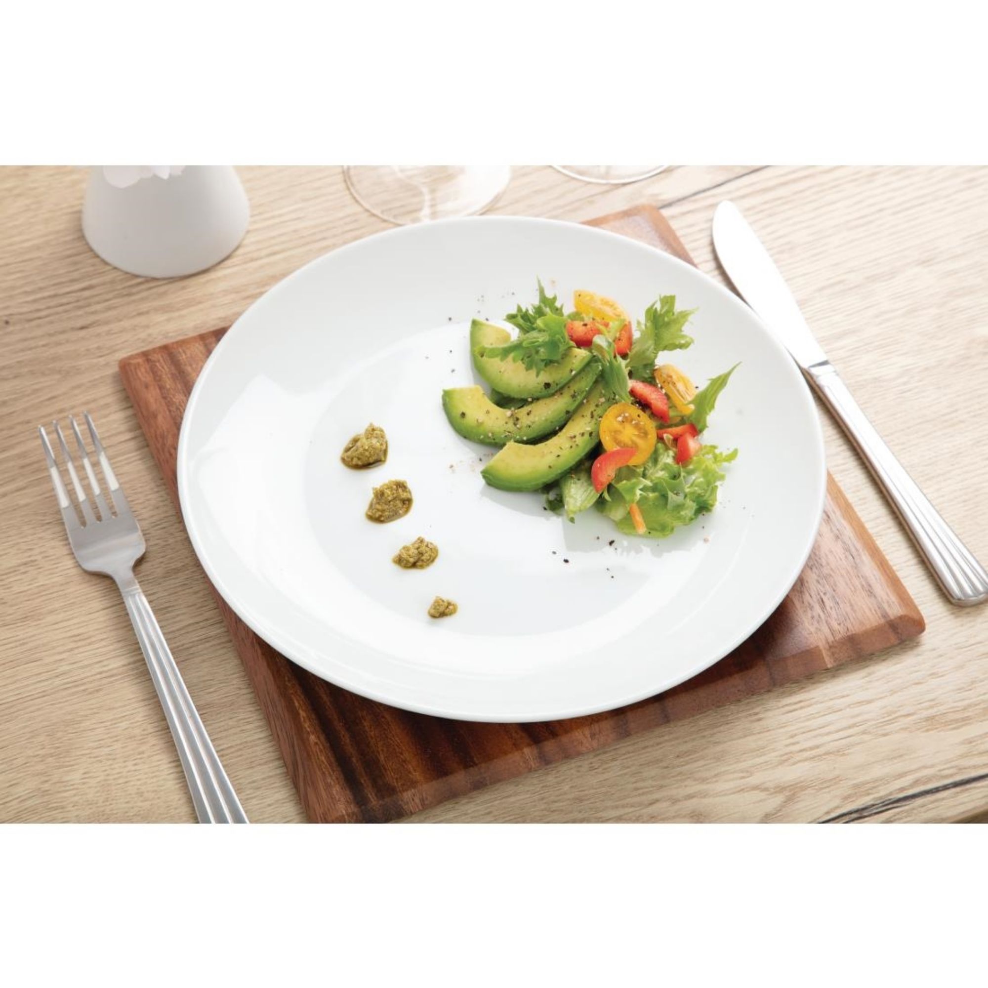 Picture of Olympia Whiteware Coupe Plates 250mm (Pack of 12)