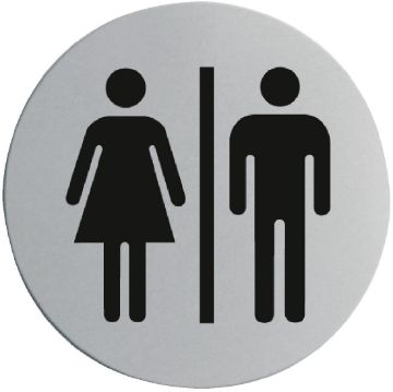 Picture of Stainless Steel Door Sign - Ladies & Gentlemen
