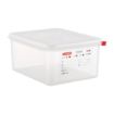 Picture of Araven Polypropylene 1/2 Gastronorm Food Container 10Ltr (Pack of 4)