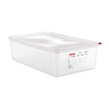 Picture of Araven Polypropylene 1/1 Gastronorm Food Storage Box 21Ltr (Pack of 4)