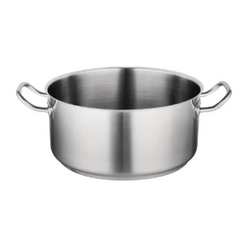 Picture of Vogue Stainless Steel Casserole Pan 28cm