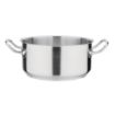 Picture of Vogue Stainless Steel Casserole Pan 24cm