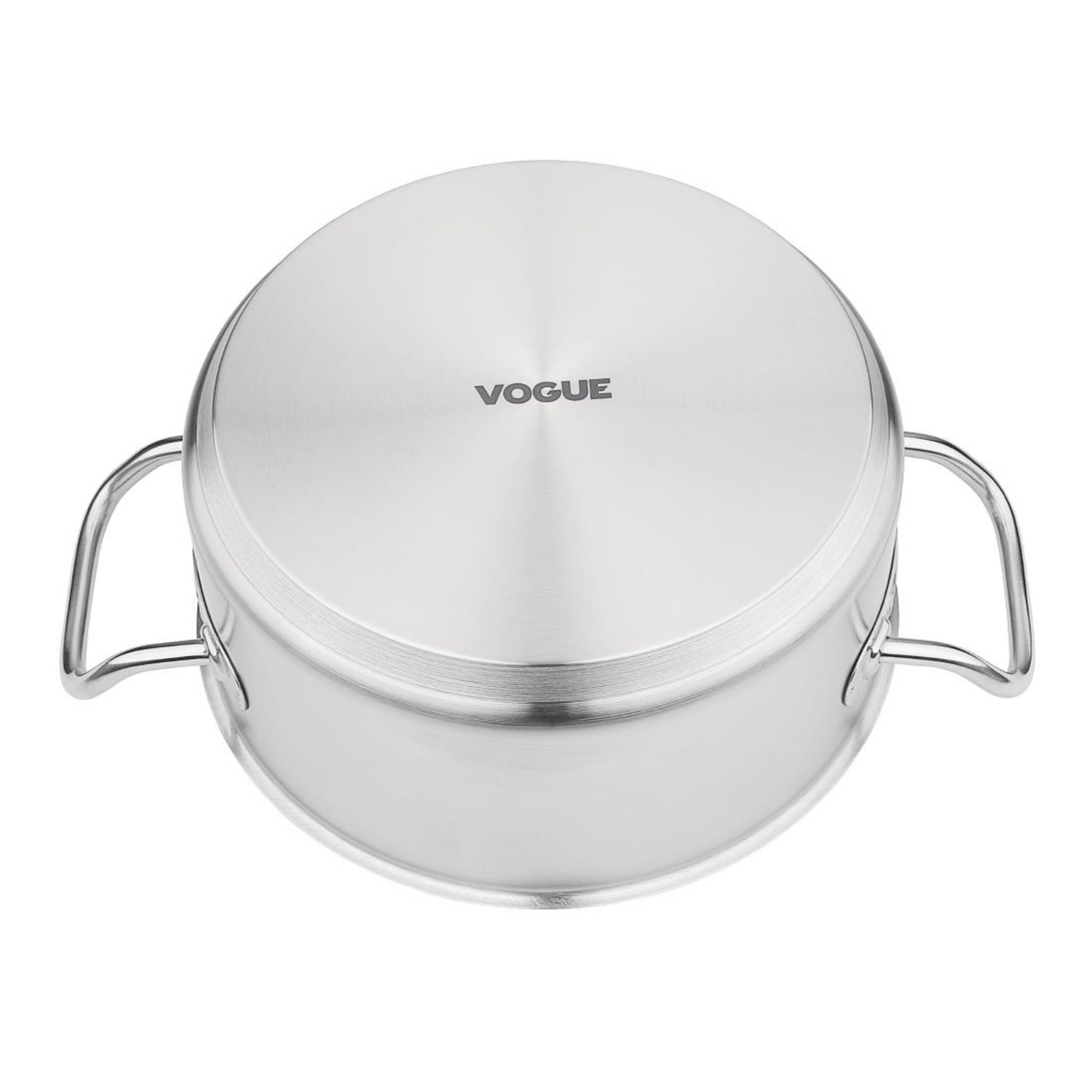 Picture of Vogue Stainless Steel Casserole Pan 24cm