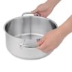 Picture of Vogue Stainless Steel Casserole Pan 24cm