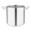 Picture of Vogue Stainless Steel Deep Stock Pot 24cm
