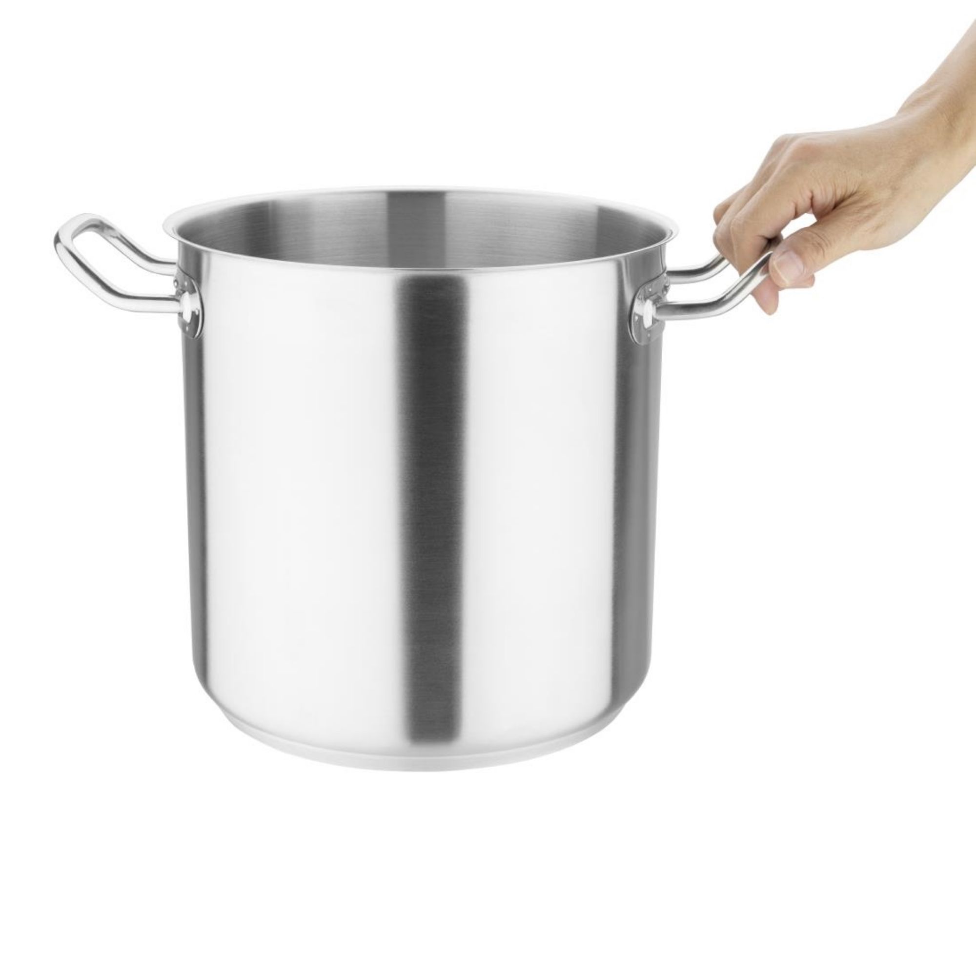 Picture of Vogue Stainless Steel Deep Stock Pot 24cm