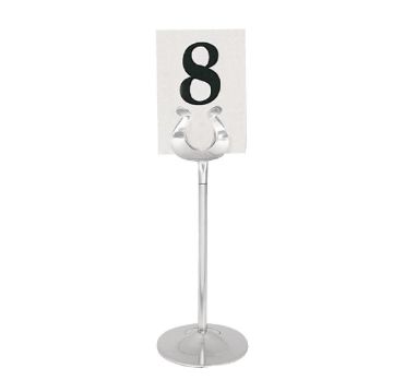 Picture of Olympia Stainless Steel Table Number Stand 205mm