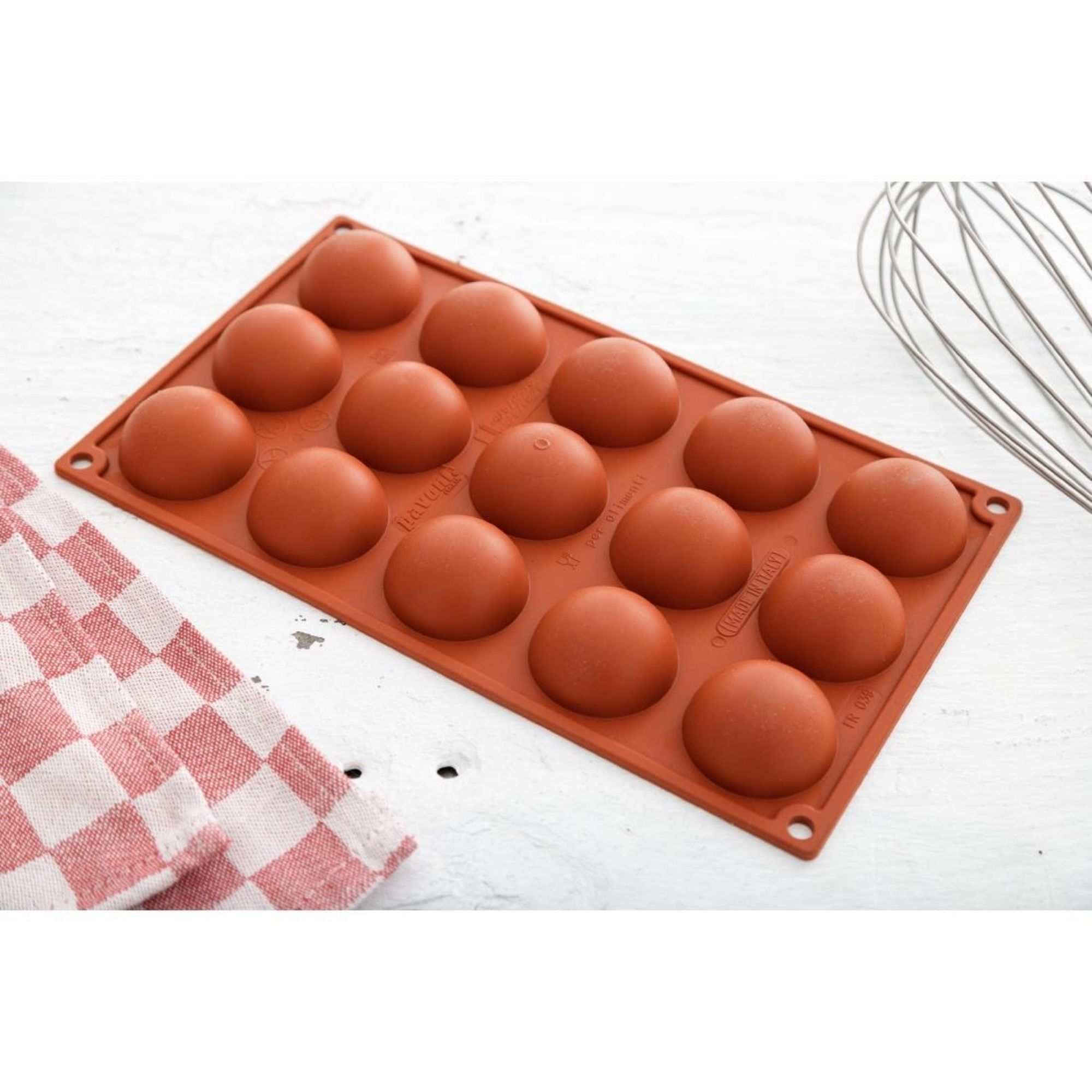 Picture of Pavoni Formaflex Silicone Half Sphere Mould 15 Cup