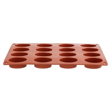 Picture of Pavoni Formaflex Silicone Oval Mould 16 Cup
