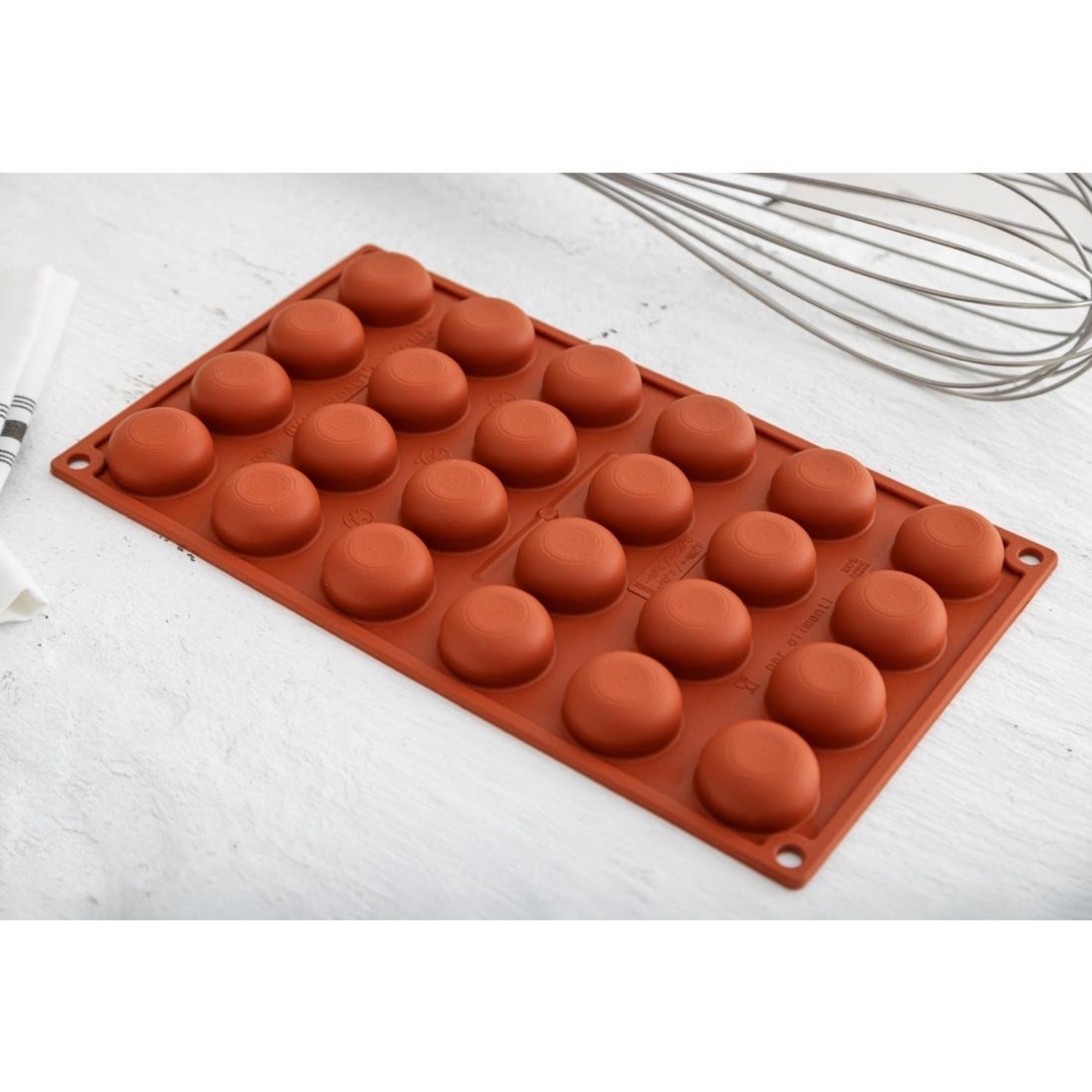 Picture of Pavoni Formaflex Silicone Pomponette Mould 24 Cup