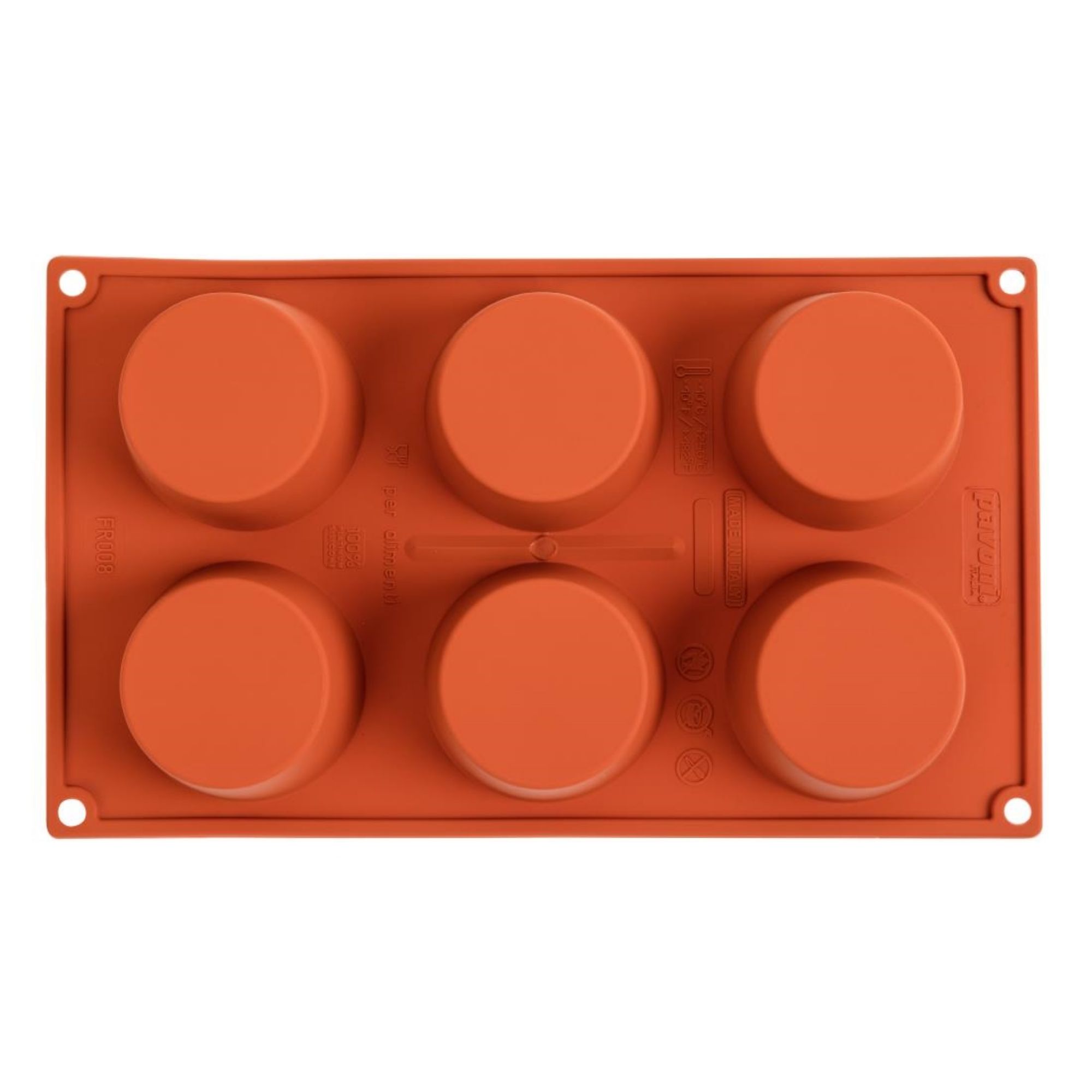 Picture of Pavoni Formaflex Silicone Muffin Mould 6 Cup