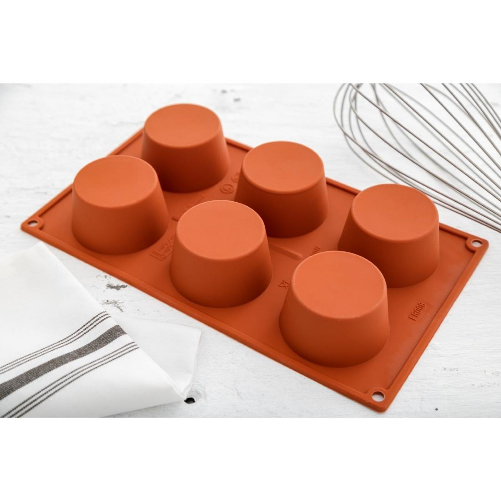 Picture of Pavoni Formaflex Silicone Muffin Mould 6 Cup