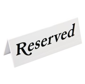 Picture of Plastic Reserve Signs (Pack of 10)