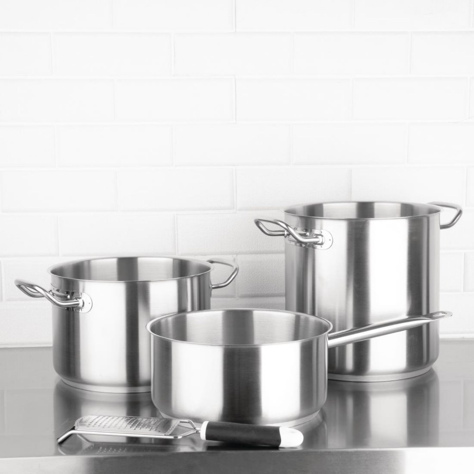 Picture of Vogue Stainless Steel Saucepan 24cm