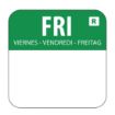 Picture of Hygiplas Removable Colour Coded Food Labels Friday (Pack of 1000)
