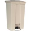 Picture of Rubbermaid Pedal Bin Beige 87Ltr