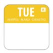 Picture of Hygiplas Removable Colour Coded Food Labels Tuesday (Pack of 1000)