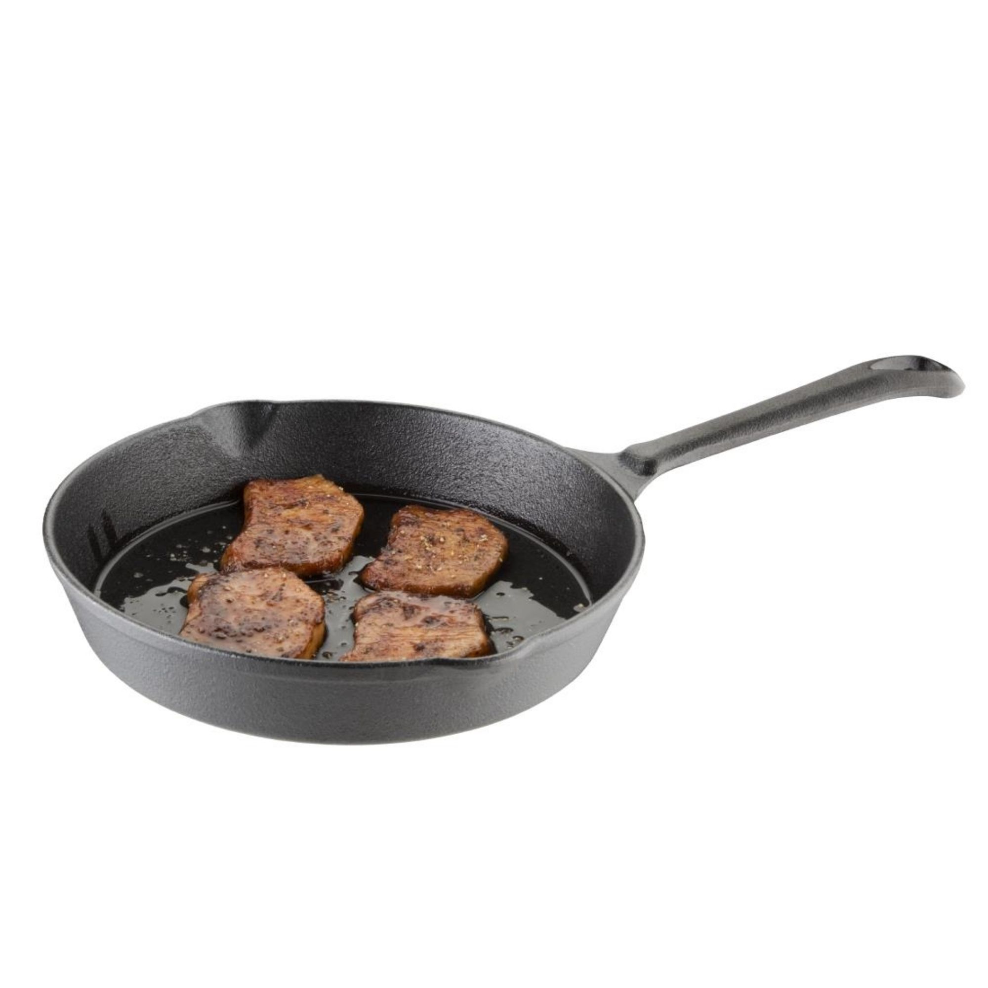Picture of Vogue Round Cast Iron Skillet Pan 23cm