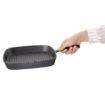Picture of Vogue Square Cast Iron Ribbed Skillet Pan 24cm