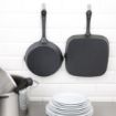 Picture of Vogue Square Cast Iron Ribbed Skillet Pan 24cm