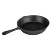 Picture of Vogue Round Cast Iron Ribbed Skillet Pan 26cm