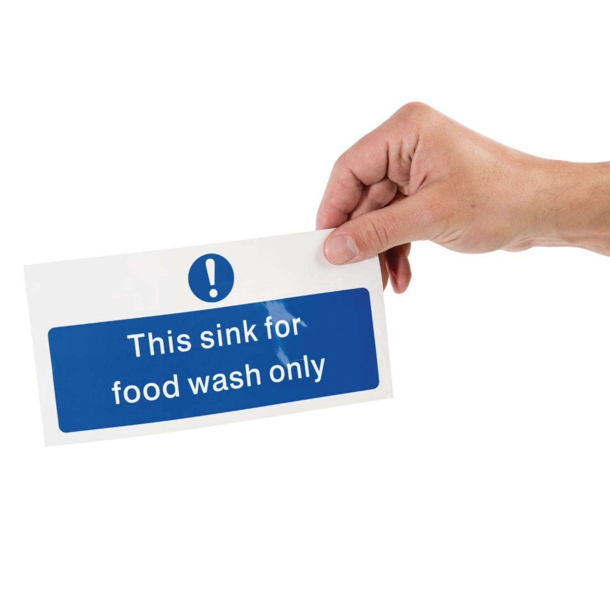 Picture of Vogue Food Wash Only Sign