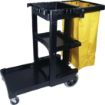 Picture of Rubbermaid Traditional Janitorial Cleaning Cart with Yellow Bag and Zip