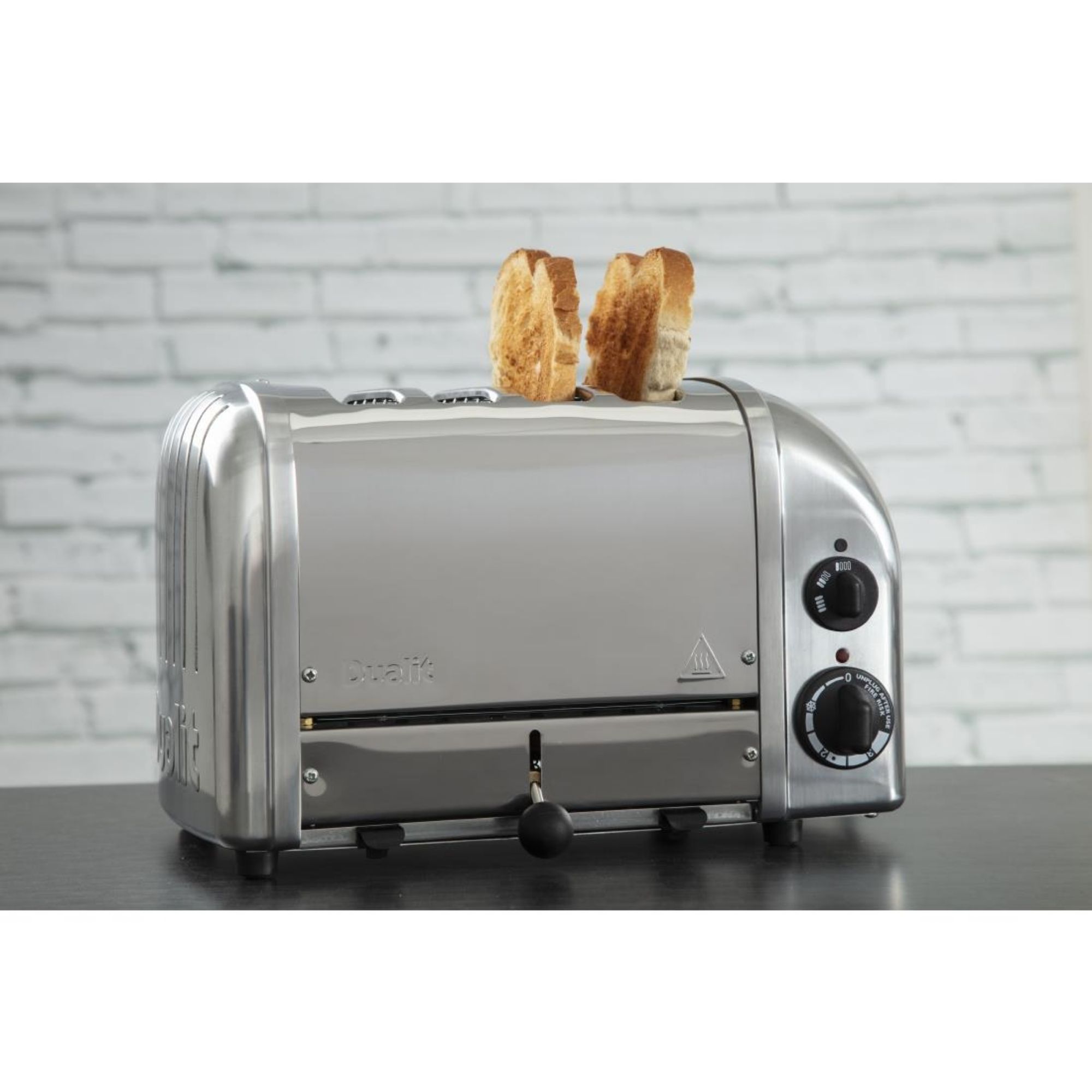 Picture of Dualit 2 x 2 Combi Vario 4 Slice Toaster Stainless 42174