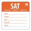 Picture of Hygiplas Removable Day of the Week Label Saturday (Pack of 500)