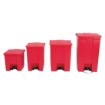 Picture of Rubbermaid Step-On Pedal Bin 68Ltr - Red