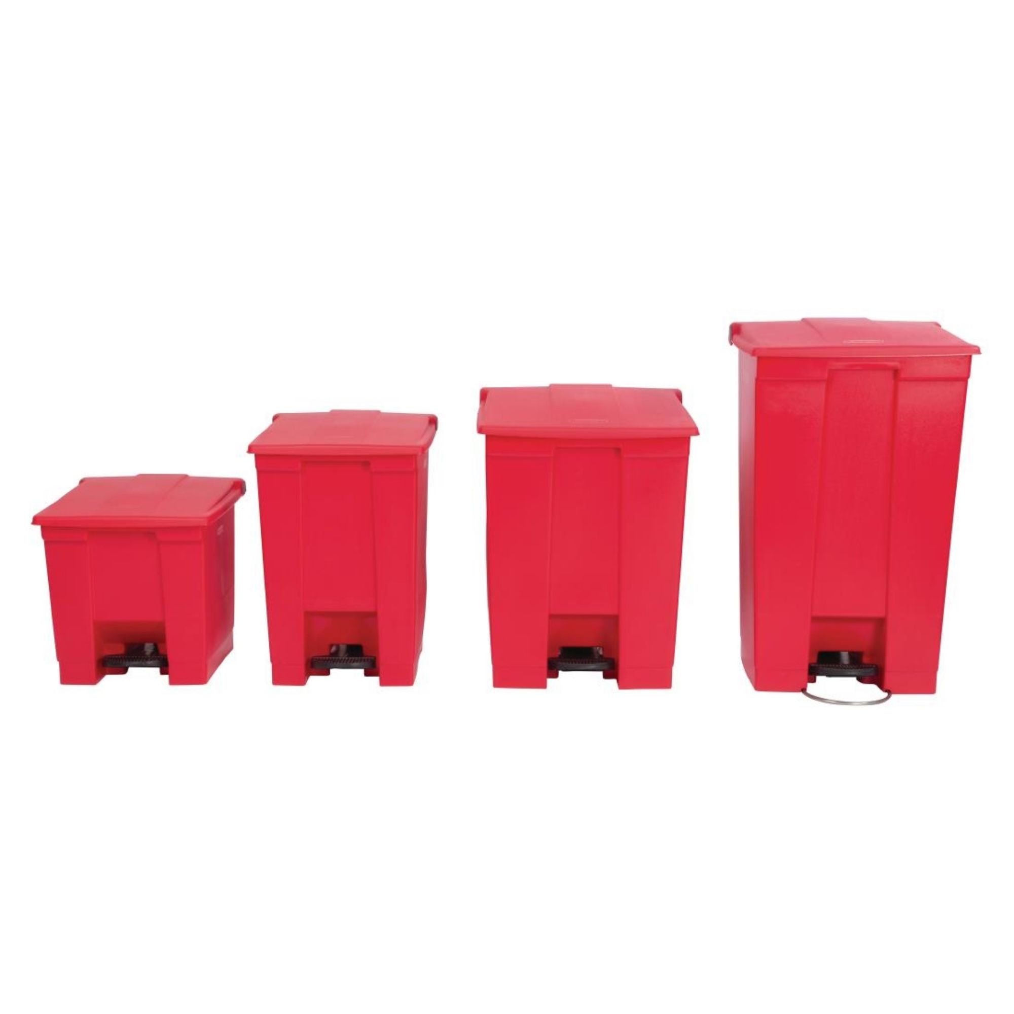 Picture of Rubbermaid Step-On Pedal Bin 68Ltr - Red