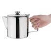 Picture of Olympia Concorde Stainless Steel Teapot 1.4Ltr