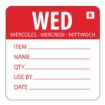 Picture of Hygiplas Removable Day of the Week Label Wednesday (Pack of 500)