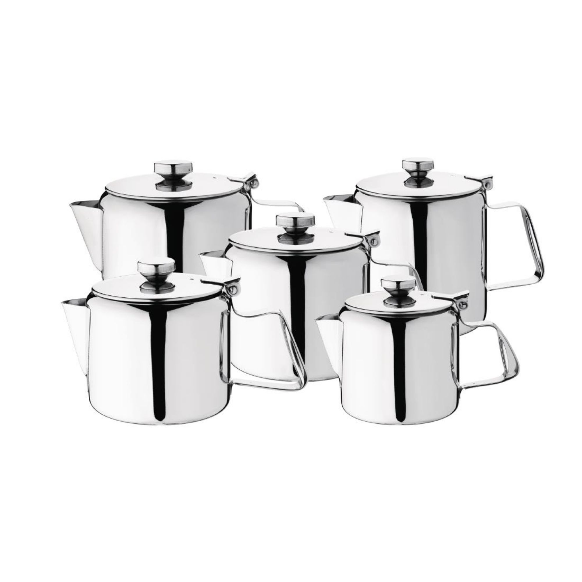 Picture of Olympia Concorde Stainless Steel Teapot 410ml