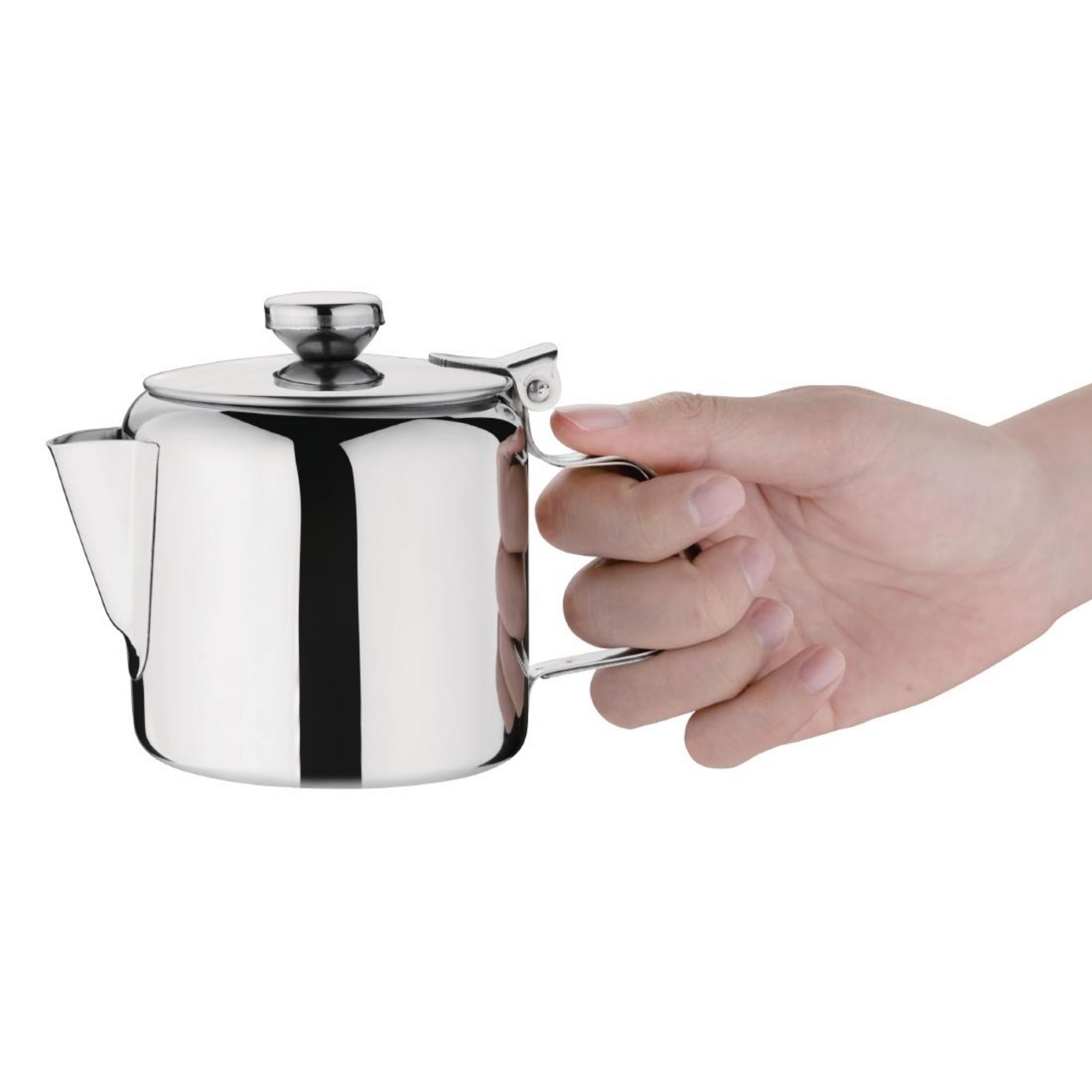 Picture of Olympia Concorde Stainless Steel Teapot 410ml