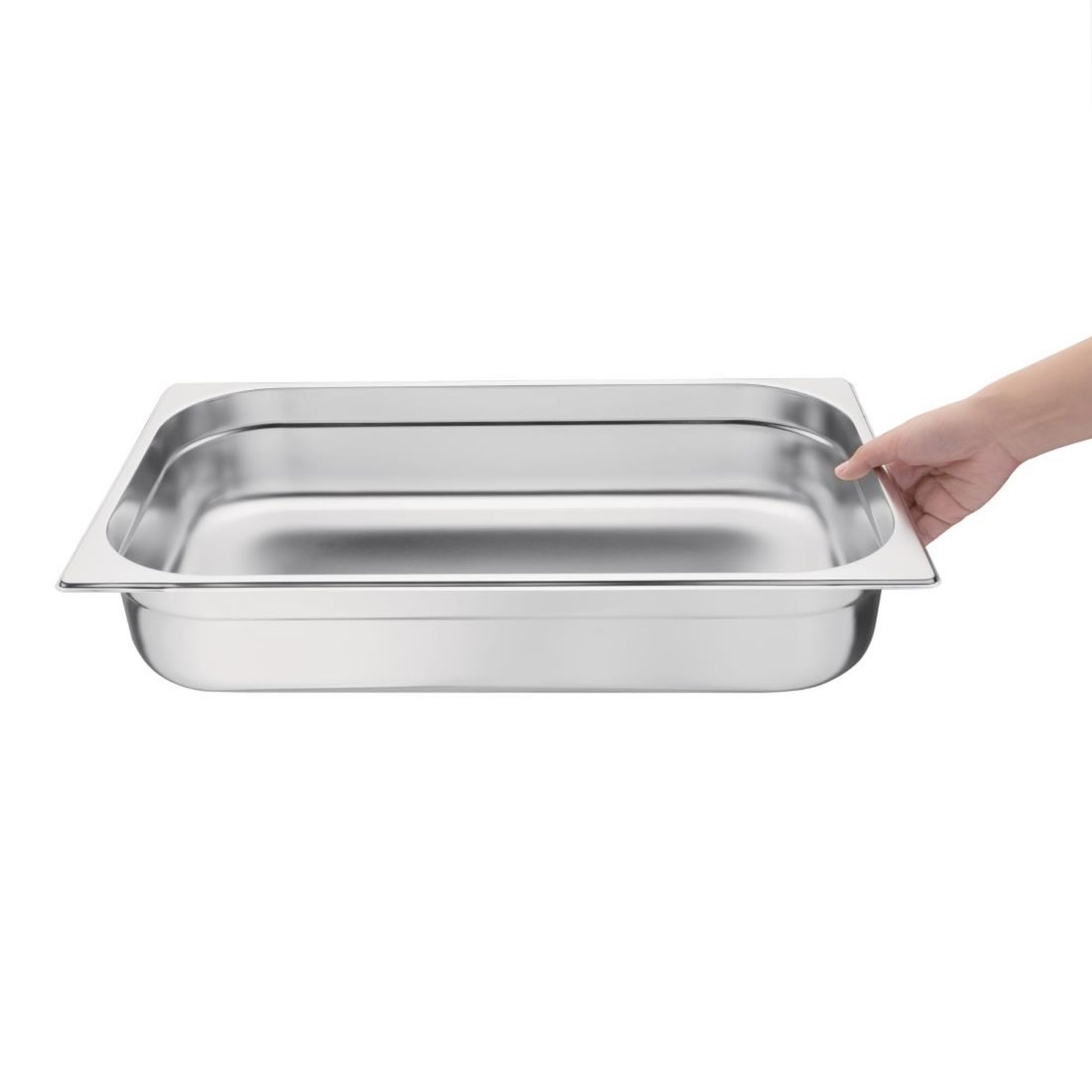 Picture of Vogue Stainless Steel 1/1 Gastronorm Tray 100mm