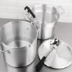 Picture of Vogue Aluminium Double Boiler Pan With Lid 28cm