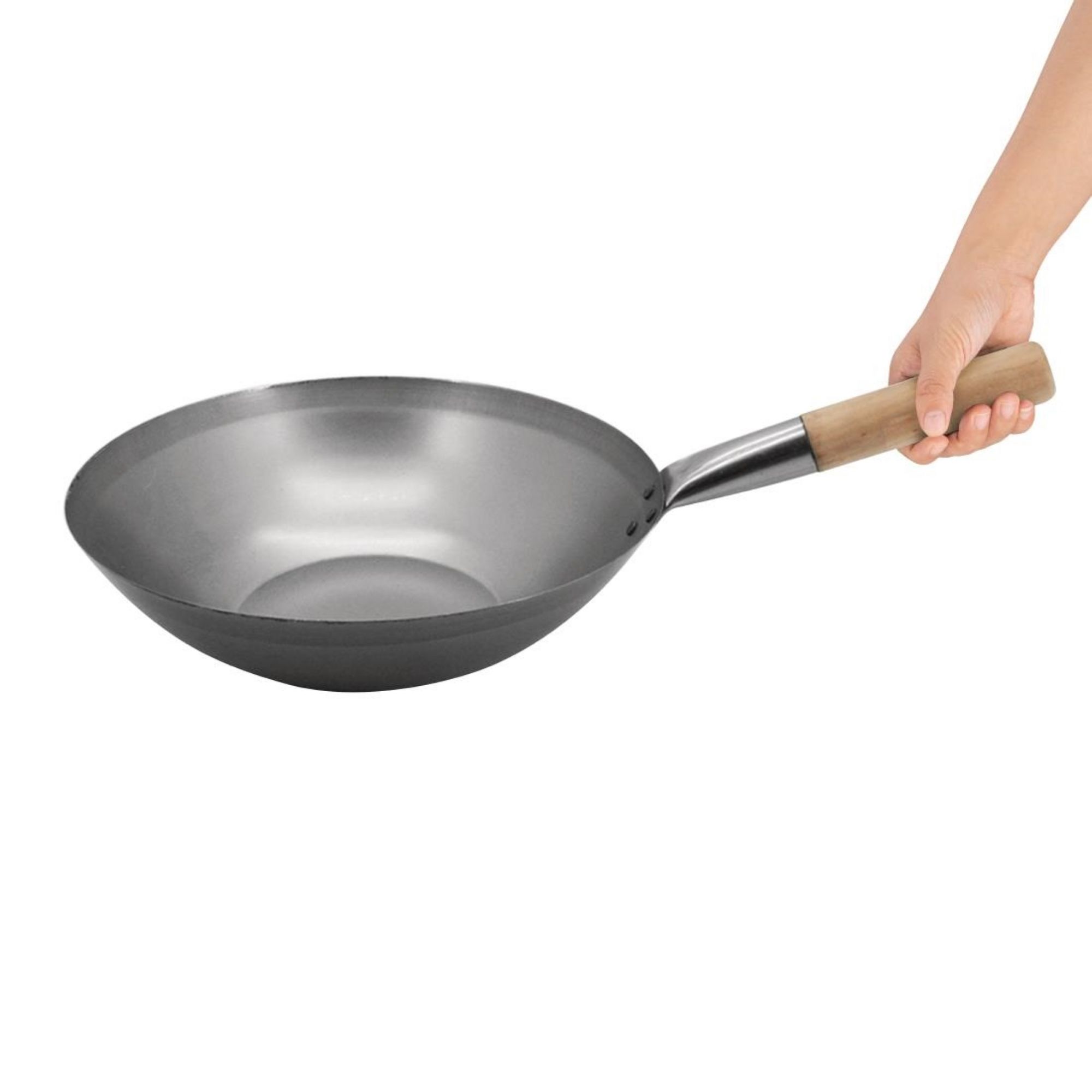 Picture of Vogue Mild Steel Wok Flat Base 330mm