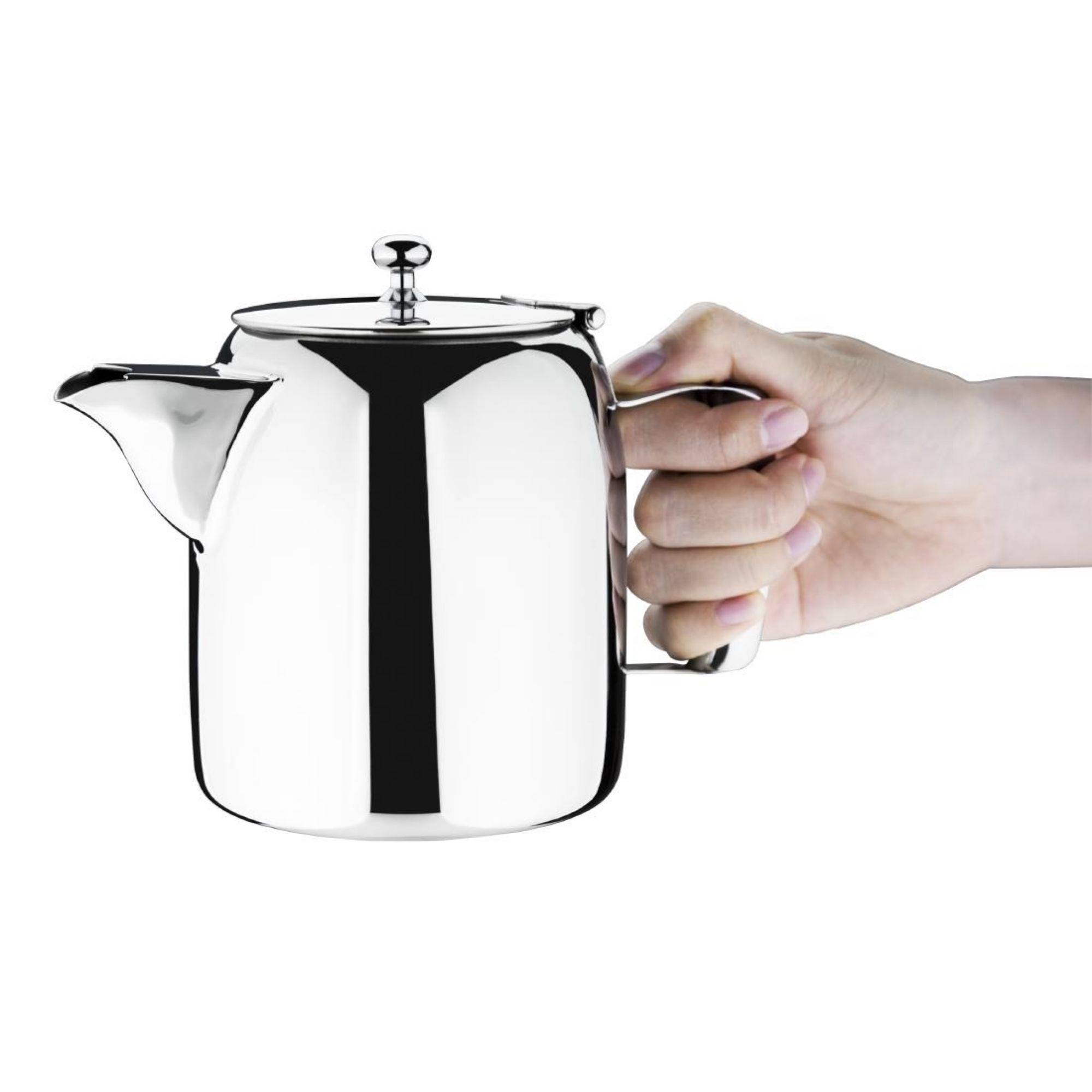 Picture of Olympia Cosmos Stainless Steel Teapot 910ml