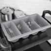 Picture of Olympia Kristallon Stackable PP Large Cutlery Tray
