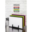Picture of Hygiplas Low Density Chopping Board Set with Rack 450x300x10mm (Pack of 6)