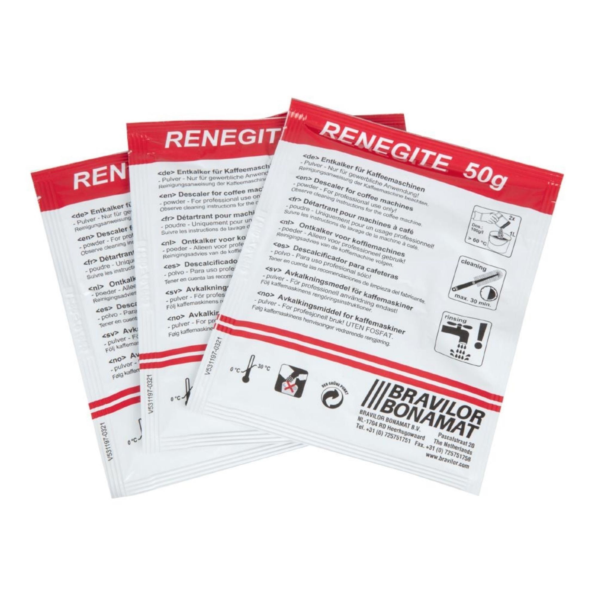 Picture of Bravilor Renegite Descaler Sachets (4x Packs of 15)