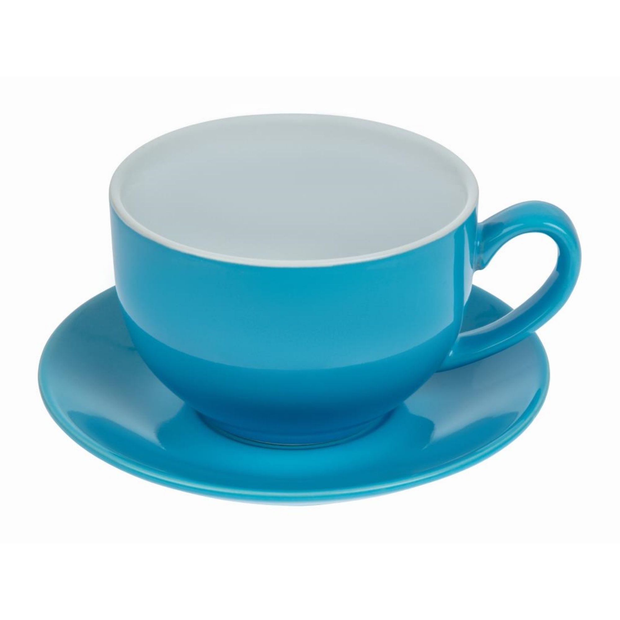 Picture of Olympia Cafe Cappuccino Cup Blue - 340ml 11.5fl oz (Box 12)